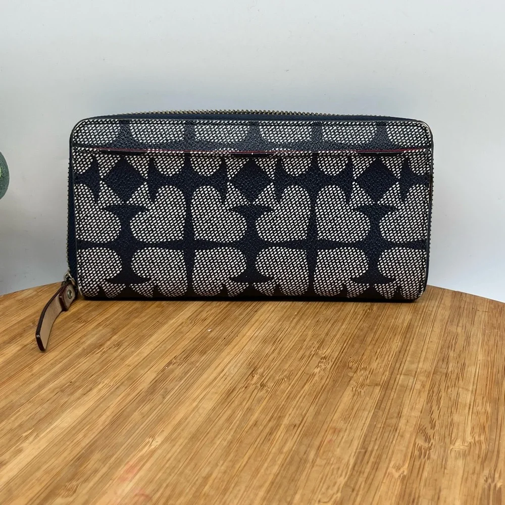 Kate Spade‎ Pebbled Leather Large Continental Wallet Clutch Purse